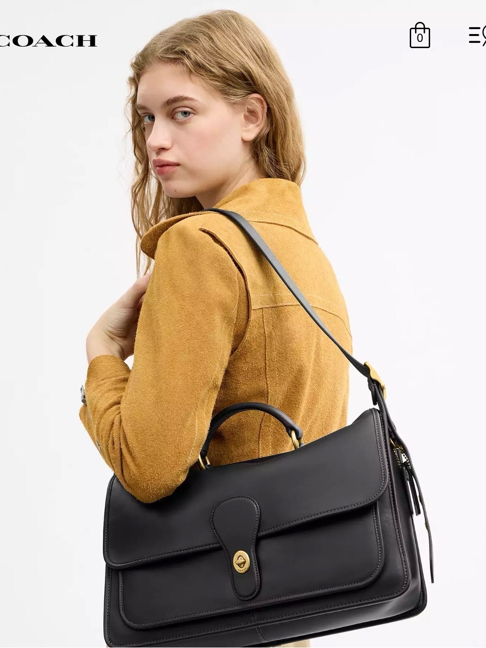 COACH METROPOLITAN MESSENGER BAG - Picture 6 of 6